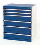 6 Drawer Bott Cubio Cabinet 800W x 650D x 900mmH 40020131.**